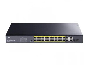 Cudy GS1028PS2 24-Port Gigabit PoE+ Switch with 2 SFP ports 300W