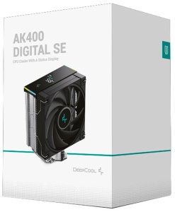 DeepCool AK400 * DIGITAL SE 4xHeat Pipe, Real-Time CPU Screen, 1x120mm 1850 rpm 68,99 CFM, Intel/AMD