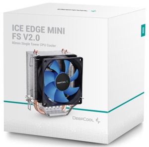 DeepCool ICE EDGE MINI FS V2.0 UNI kuler 100W 80mm.Fan +/-2200rpm 25CFM 24dBa LGA 1156/K8/FM/AM4 - Img 2