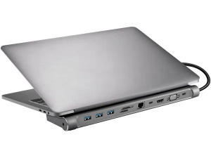 Docking station Sandberg 10in1 USB-C - HDMI/VGA/LAN/3xUSB 3.0/USB C 136-31 - Img 2