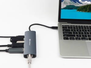 Docking station Sandberg USB-C - HDMI/DP/LAN/2xUSB 3.0/USB C PD 100W 136-43 - Img 3