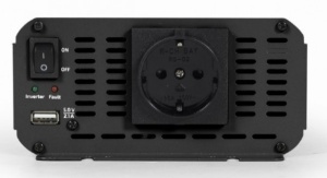 EG-PWC1200-01 Gembird 12V Auto inverter DC/AC 1200W+USB port - Img 1