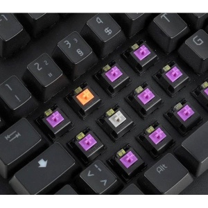 EPICGEAR DeFiantBlack/Black,German,EG,Purple tastatura sa LED pozad. osvetljenjem - Img 4