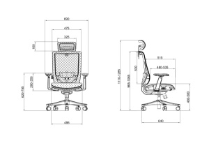 Ergonomska kancelarijska stolica UGD Premium Mesh - Img 4