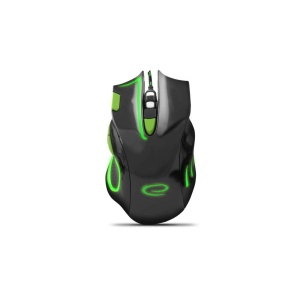 ESPERANZA EGM401KG ZICNI MIS ZA GAMERS 7D OPT. USB MX401 HAWK CRNO-ZELENI - Img 1