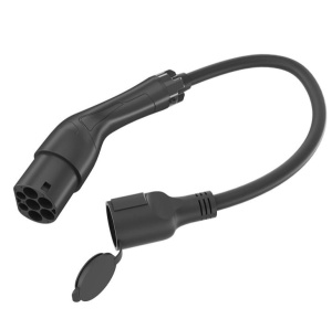 EV-T2MACF-3.7KW-0.5M Gembird Adapter kabl Tip 2 (muški) na Šuko (ženski), 3,7 kW, 0,5 m - Img 3