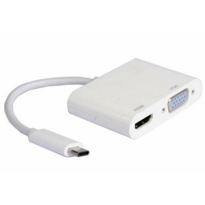 FAST ASIA Adapter-konvertor TIP C na HDMI+VGA - Img 2