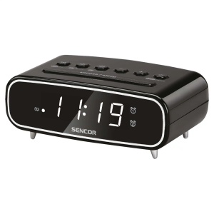 Fm radio sa digitalnim prikazom vremena SENCOR SRC 2600 B crni - Img 1
