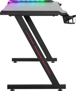 Gaming sto Defender Idol 75cmx120cmx60cmx15mm Backlight/Držač za čase/crni - Img 4
