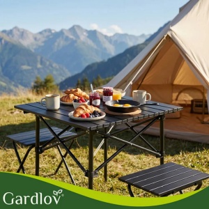 Gardlov Sklopivi kamperski sto Crni - Img 2