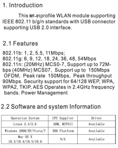 Gembird Wi-Fi mrežna kartica, USB, 2.4 GHz, 150 Mbps - WNP-UA150P-01