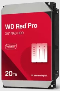 HDD WD SATA3 20TB WD202KFGX RED Pro NAS 7200RPM 512MB