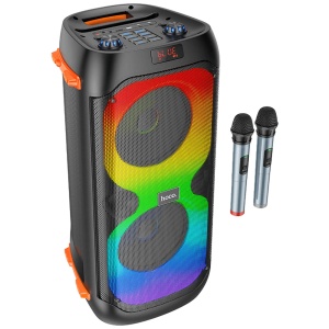 hoco. Bežični zvučnik sa 2 mikrofona, Bluetooth, FM,USB,AUX - BS53 Manhattan - Img 1