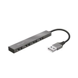 Hub TRUST HALYX USB2.0/4xUSB/Aluminjum/siva - Img 2