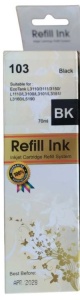 INKJET EP 103/E103 Dopuna BlackSINO boja bocica sadrži 70 ml mastila za Epson EPIJ103SC - Img 2