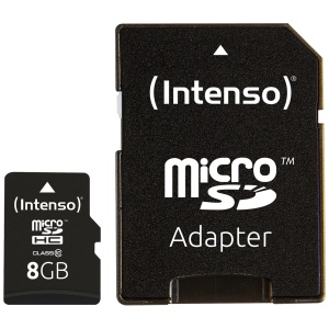 (Intenso) Micro SD Kartica 8GB Class 10 (SDHC & SDXC) sa adapterom - SDHCmicro+ad-8GB/Class10 - Img 2