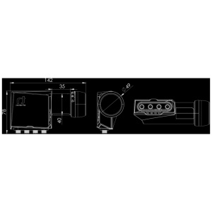 Inverto LNB Quad, šum 0,2dB, Premium, DVB-S2 (HD - UHD) - IDLP-QDL413-PREMU-OPN - Img 2