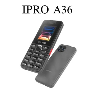 IPRO A36 black Feature mobilni telefon 2G GSM/LCD/2500mAh/32MB/32MB/TRI-SIM/Srpski jezik - Img 2