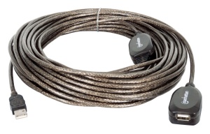 Kabl Manhattan 150958 USB-A M/F 2.0/480Mbps/produžni aktivni/20m - Img 3