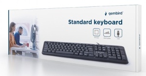 KB-U-103 ** Gembird Standardna tastatura US layout black USB A (291) - Img 2