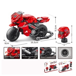 Komplet za gradnju „Crveni motor“od 400 delova