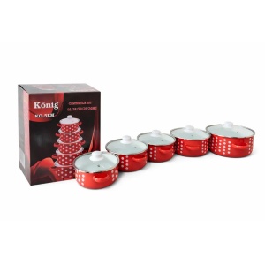 Konig Set emajliranih šerpi KO-5EM - Img 2