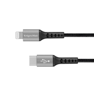 KRUGER&MATZ USB-C na Lightning MFi kabl za punjenje i sinhronizaciju, dužina 1 m, model KM1267