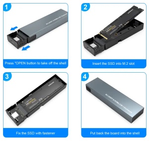 Kućište aluminijumsko Zeus HY2071 za M.2 NVME USB 3.0/3.1 - Img 2