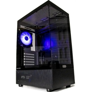 Kuciste Fusion 3333 ATX, staklena prednja i bocna strana, ugradjen 1x ARGB kuler, Crno - Img 4