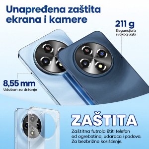 Lagenio A12 Pro midnight blue 4G/Octa-Core/6.9" HD+/120Hz/8GB+256GB/50MP/8MP/6500mAh/Android15 - Img 3