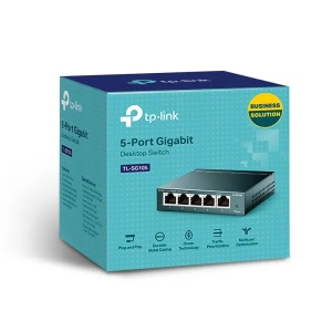 LAN Switch TP-LINK TL-SG105 Gigabit 10/100/1000Mbps metal - Img 3