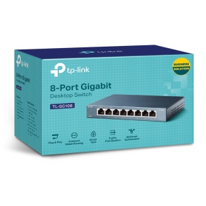 LAN Switch TP-LINK TL-SG108 Gigabit 10/100/1000Mbps - Img 3