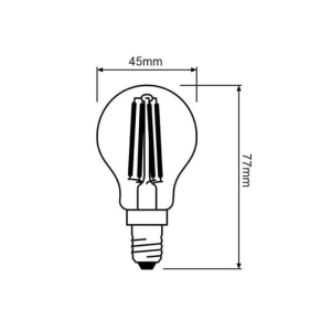LED filament sijalica toplo bela 4W OSRAM - Img 2
