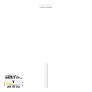 LED magnetna visilica CCT ULTRA SLIM FMS4001-7 WH