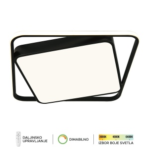 LED plafonska lampa F2822-50C BK - Img 2
