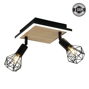 LED plafonska lampa FE405-2 BK+WD - Img 3