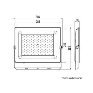 LED reflektor 150W 6500K 12800lm - Img 2