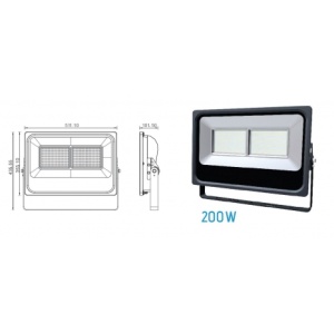 LED REFLEKTOR BREE 200W SLIM-IP65 - Img 3