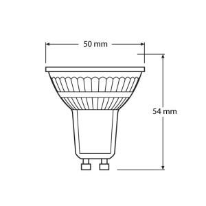 LED sijalica 3000K 6.9W GU10 60° OSRAM - Img 2