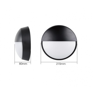 LED SVETILJKA BL4 OKRUGLA 14W 4000K IP54 CRNA