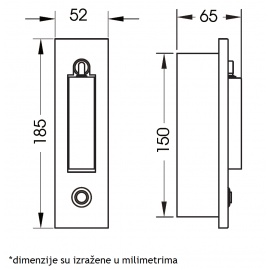 LED SVETILJKA JM-061 ZIDNA 3W 3000K CRNA - Img 3