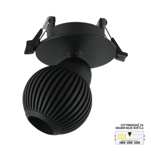 LED ugradna lampa LU-11-7 BK