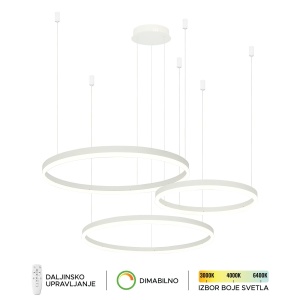 LED viseća lampa F2047-130C WH - Img 2