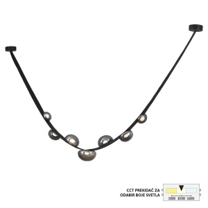 LED viseća lampa FK2015-17V BK - Img 2