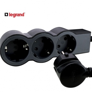 LG 694568 PRODUZNI BLOK 3X2P+E 5M (CRNA/T.SIVA)