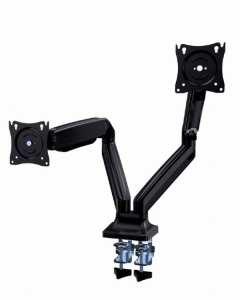 MA-DA2-03 Gembird Podesivi stoni drzac Full-motion za dva monitora, tilt, 17-35 max.2x10kg FO - Img 2