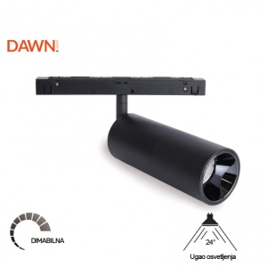 MAGNETIC REFLEKTOR LED11-15W 3000K 24° 48V DC CRNI NEW - Img 4