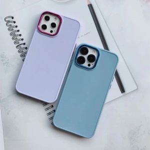 MCTK41-IPHONE 13 Pro Max * Futrola UTP Shiny Lens Silicone Rose (169.) - Img 2