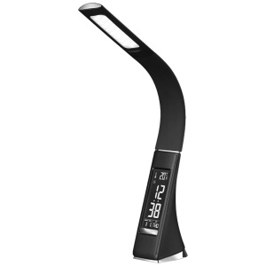 MeanIT Lampa, LED, stona sa satom, alarmom i termometrom - L5 - Img 1