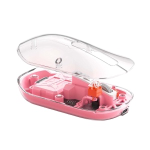 MEETION BTM005PK BEŽIČNI BT PUNJIVI Miš, 2.4GHZ, PINK - Img 3